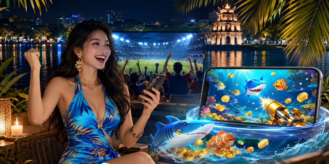 Người chơi trải nghiệm bắn cá trực tuyến trên điện thoại tại Hà Nội