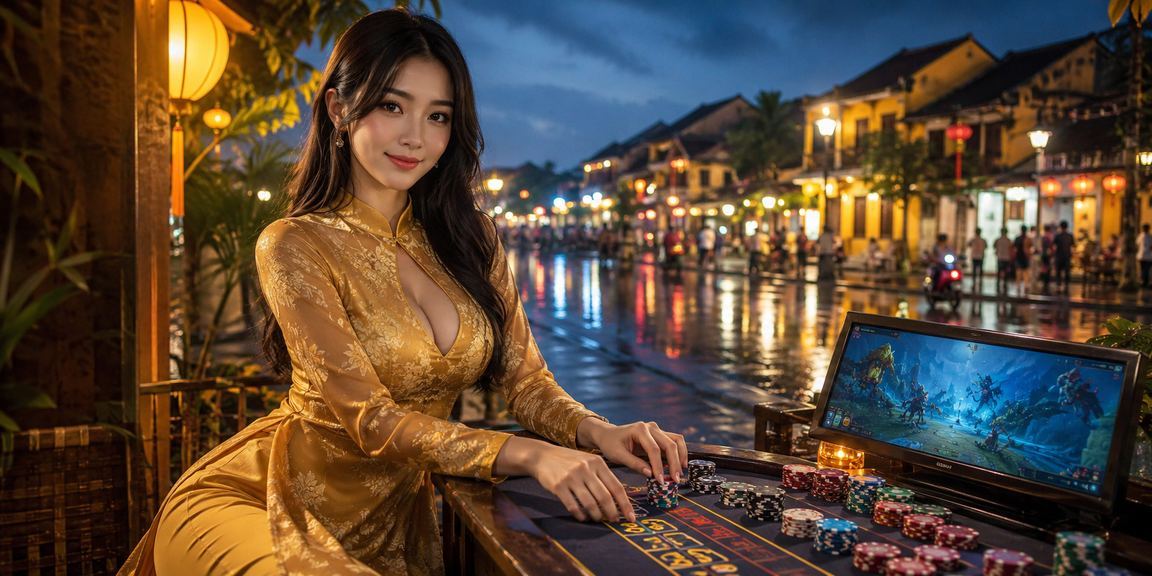 Người chơi esports tại Hội An theo dõi trận đấu LMHT và đặt cược trực tuyến
